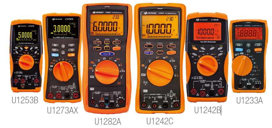 手持式数字万用表U1200系列